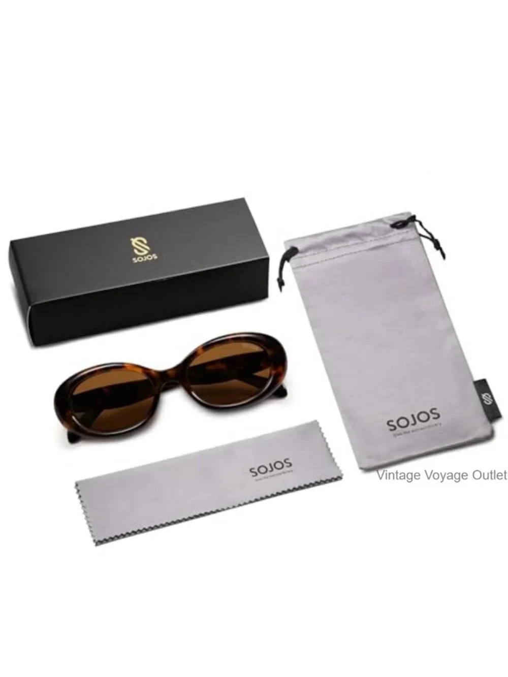 Retro Oval Polarized Sunglasses UV400 Protection Tiny Vintage